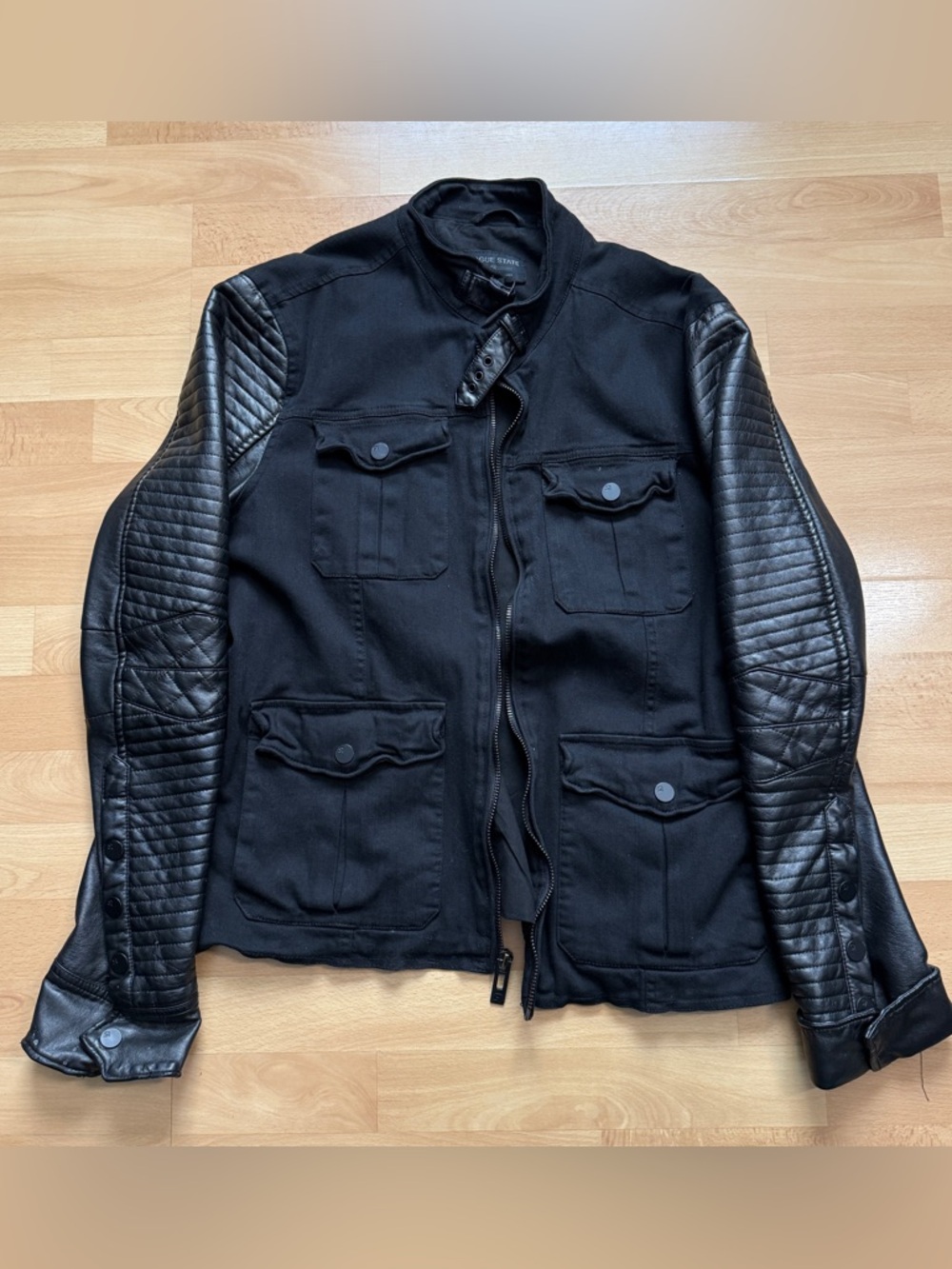 Rogue State Biker Style Jacket Mens Size Large